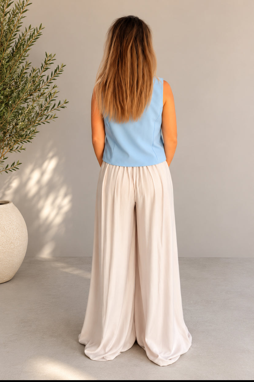 Gilet lichtblauw