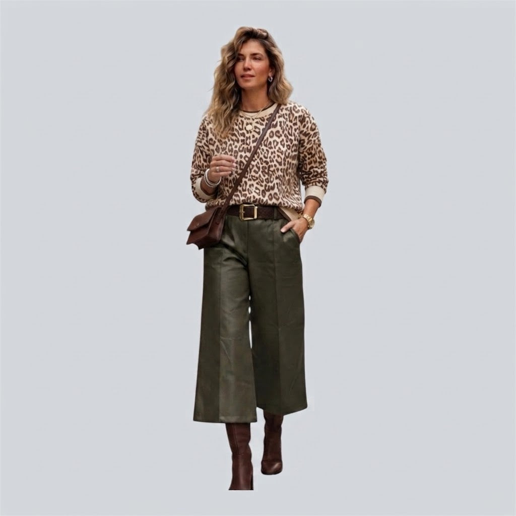 Leopard Sweater Trendy( levertijd 7 september)