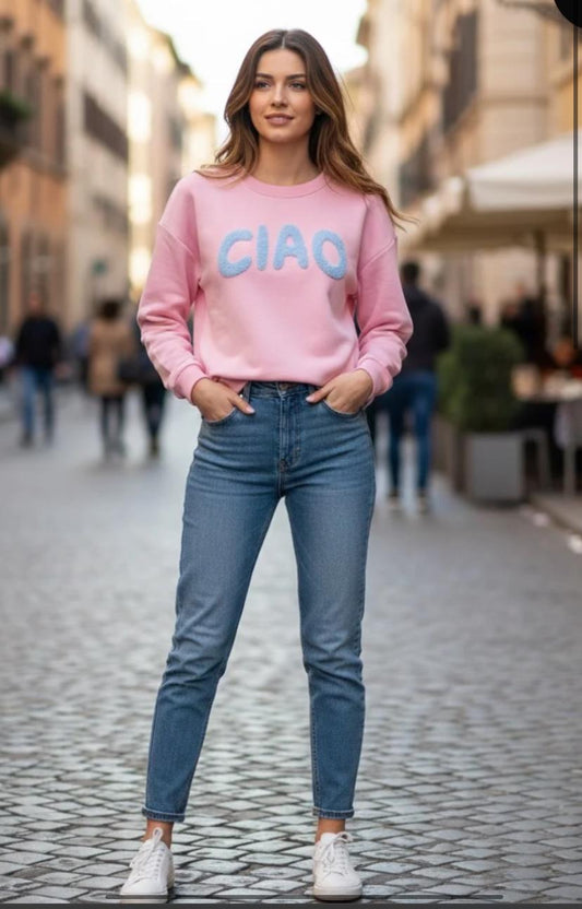 Ciao sweater roze shadow