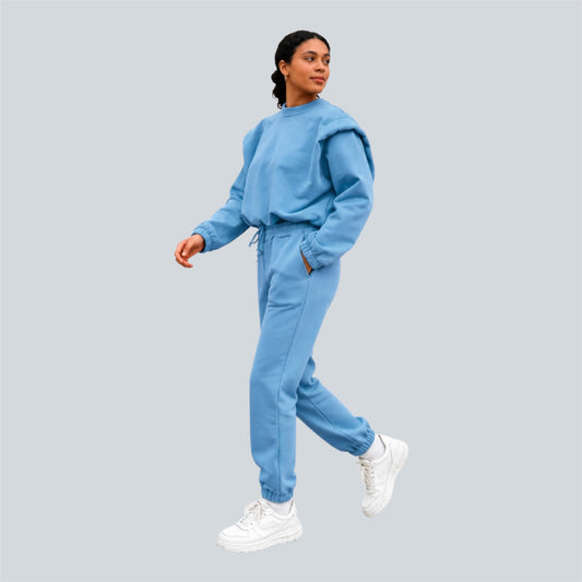 Luxe loungewear set sky blue