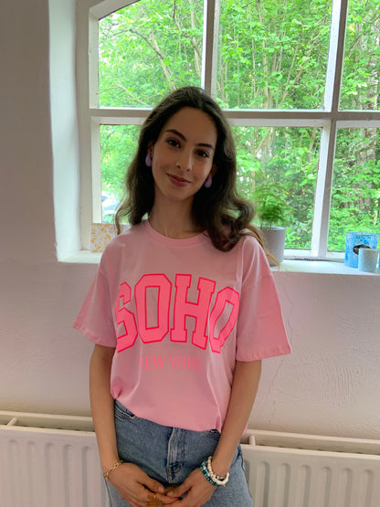 Soho roze T-shirt