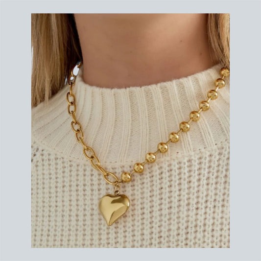 Bedelketting met hart
