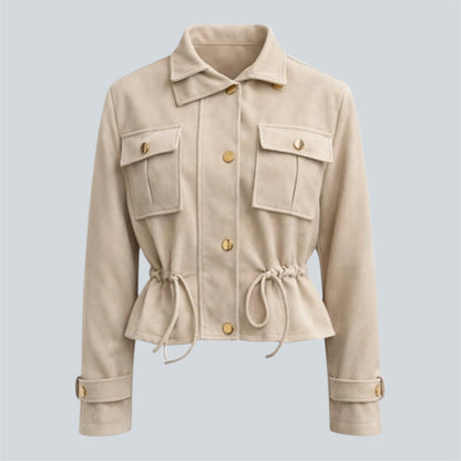 Jasje met Klepzakken Beige