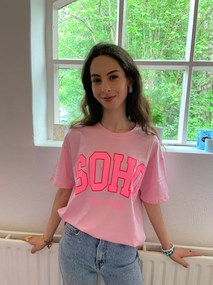 Soho roze T-shirt