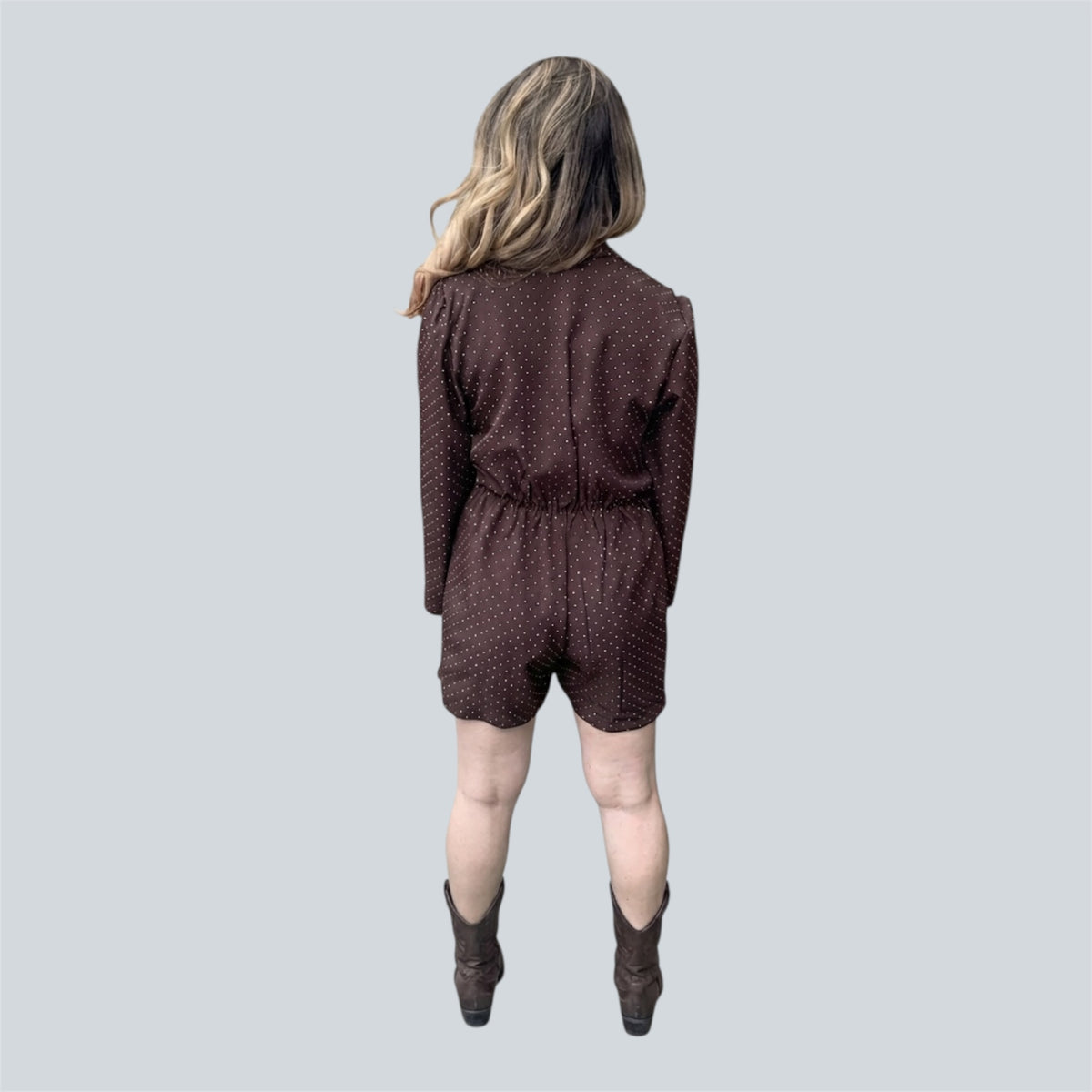 PLAYSUIT/ Blazer STRASS BRUIN