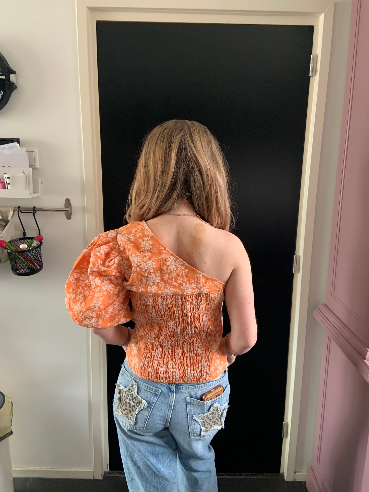 One-shoulder top