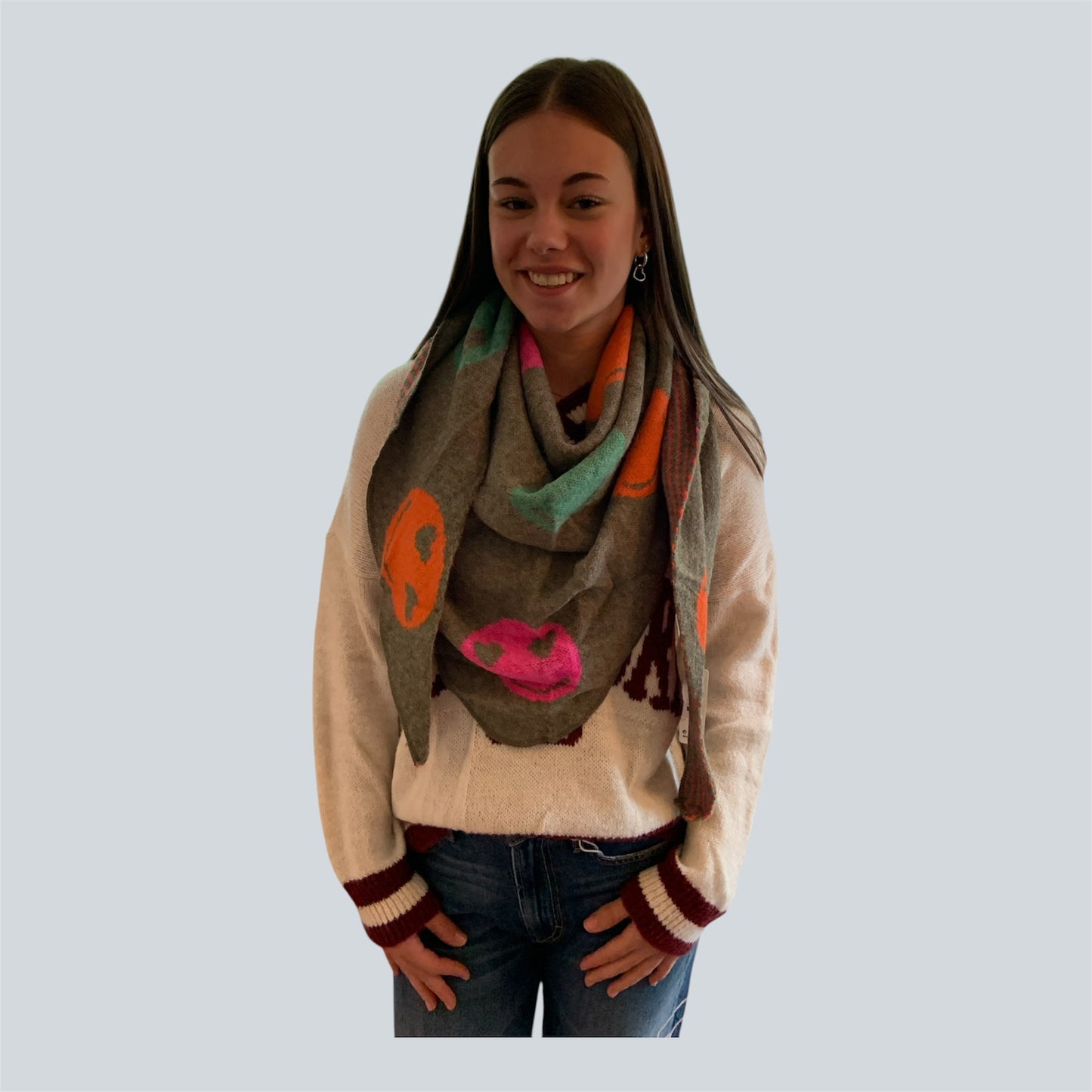 Driehoek sjaals Smiley