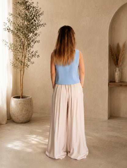 Gilet lichtblauw