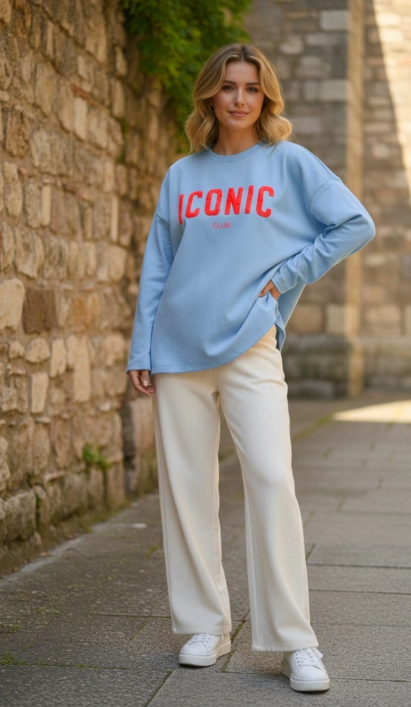 Iconic sweater blue