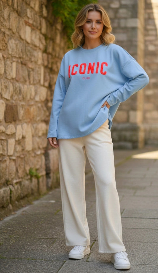Iconic sweater blue
