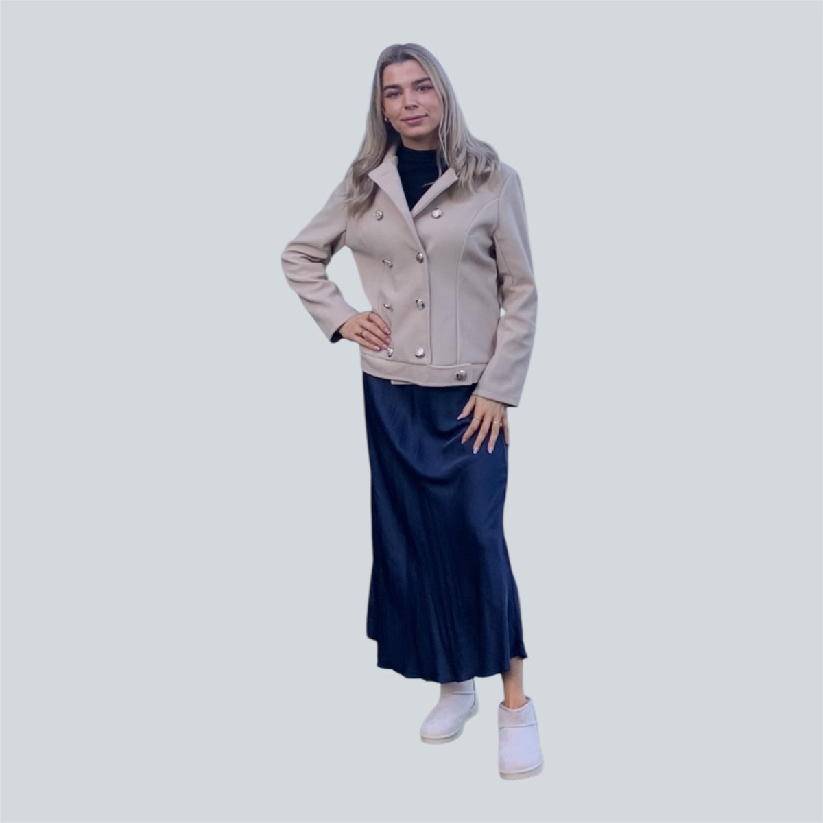 Elegante blazer/ jasje met Gouden Knopen