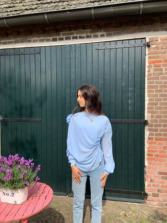 Off-shoulder blouse