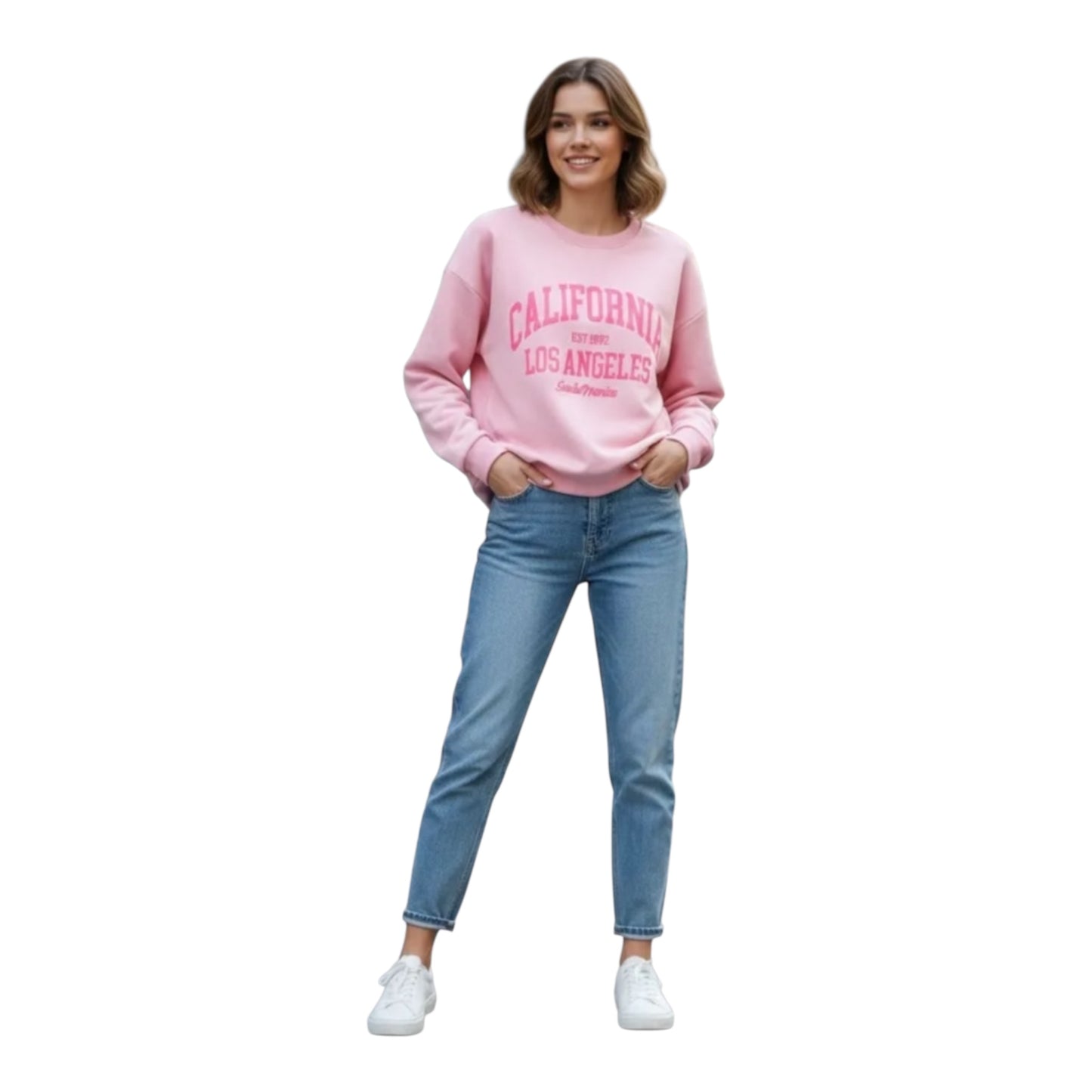 California sweater roze
