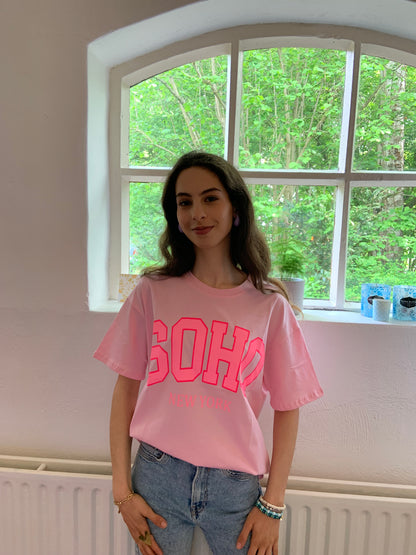 Soho roze T-shirt