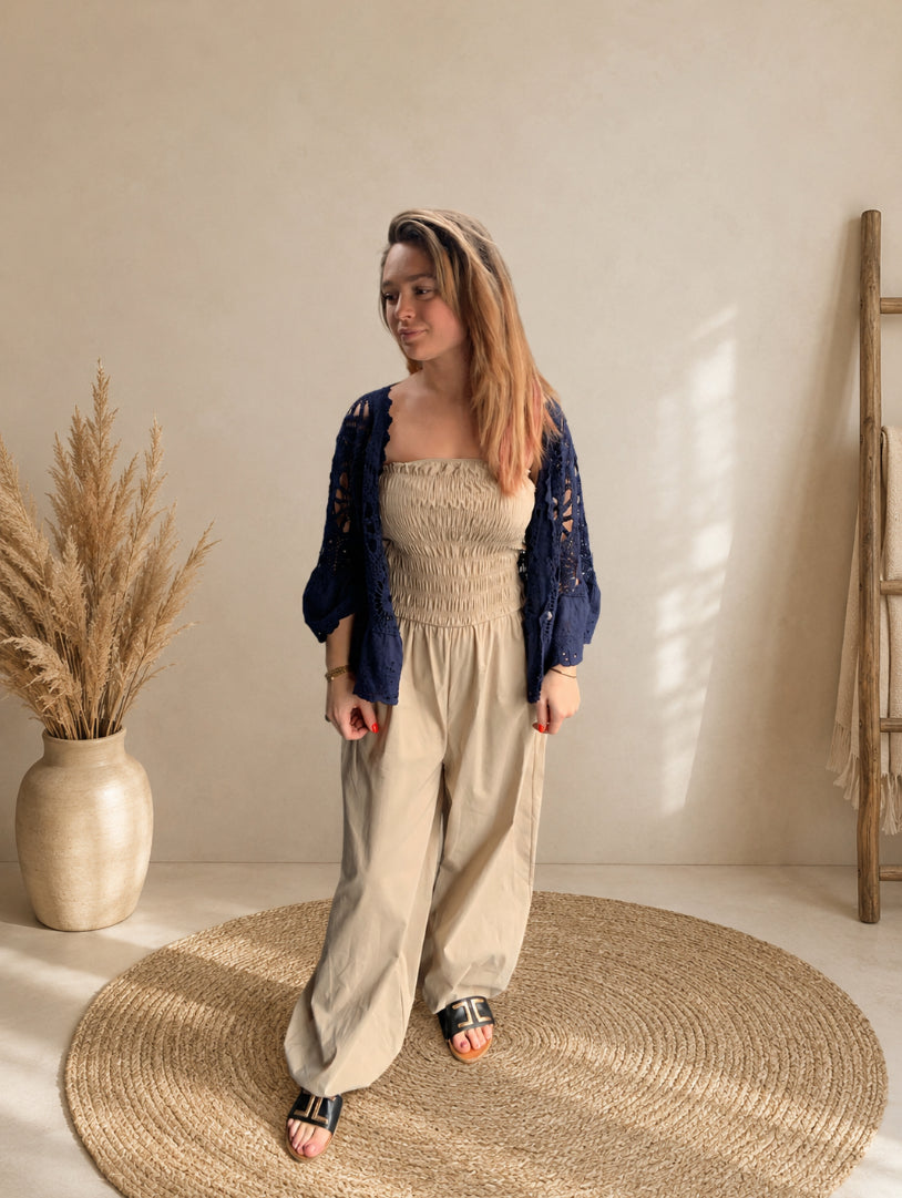 Gehaakt vest Boho