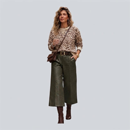 Leopard Sweater Trendy( levertijd 7 september)