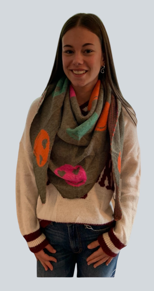 Driehoek sjaals Smiley