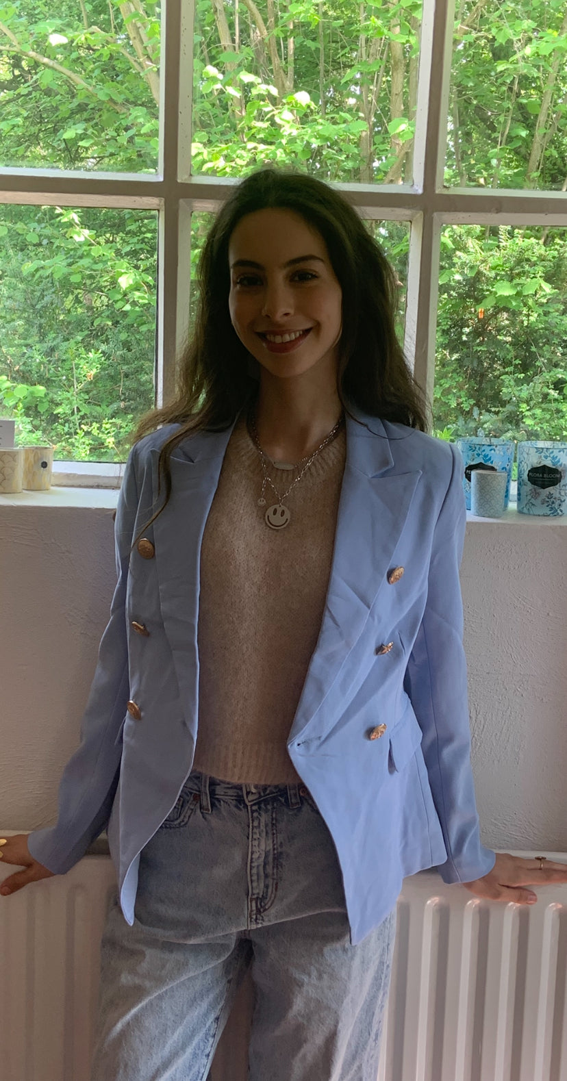 Double breasted blazer