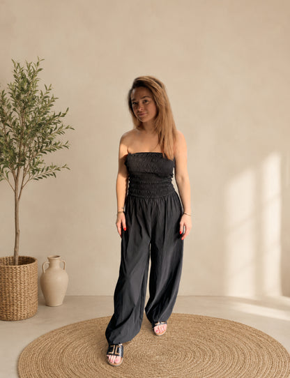 Strapless Balloon jumpsuits
