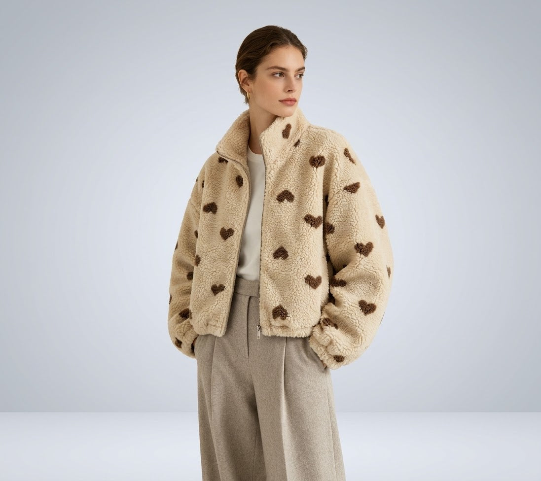 Heart teddy jack bruin,Beige en Camel kleur(verzenden vanaf 25 sept)