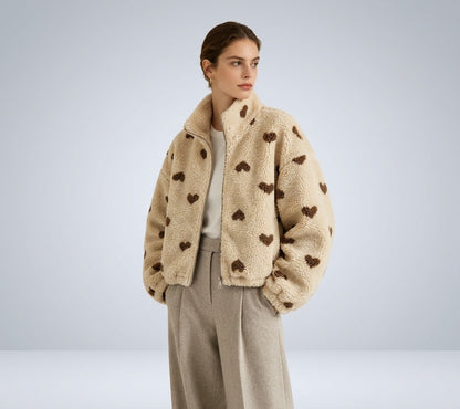 Heart teddy jack bruin,Beige en Camel kleur(verzenden vanaf 25 sept)