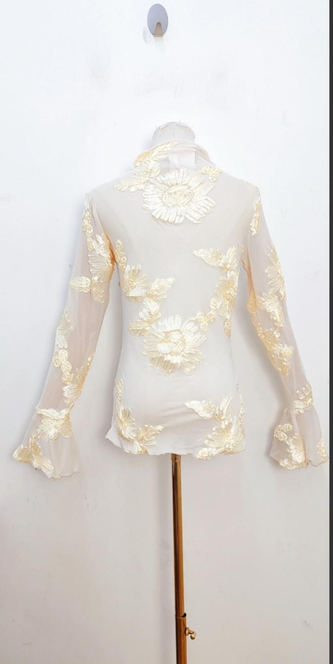 Flower lace top